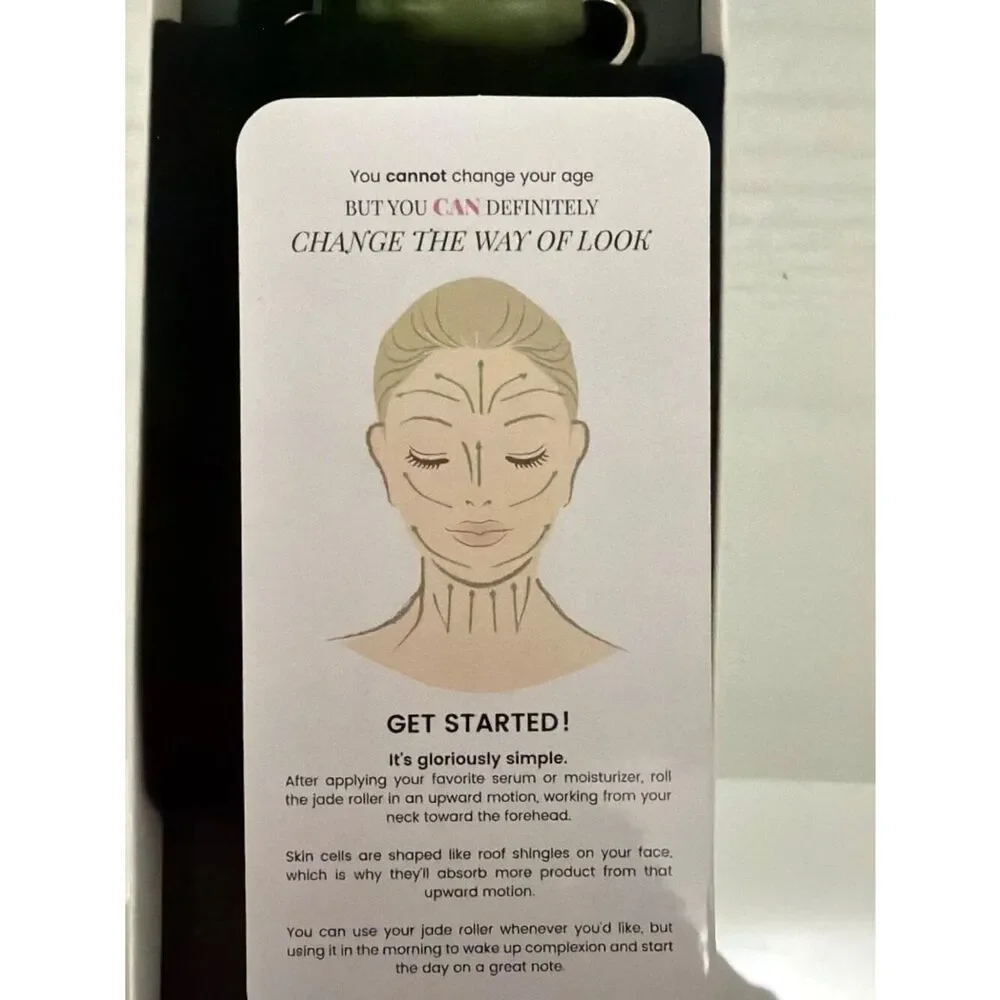 Roselyn Boutique A Magical Anti- Aging Skin-Care Tool Jade Facial Roller